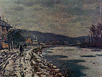 The Seine at Bougival, 1869, monet
