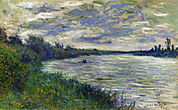 The Seine near Vetheuil, Stormy Weather, 1878, monet