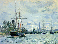 The Seine at Rouen, 1873, monet