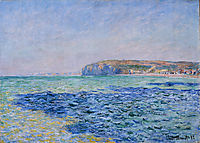 Shadows on the Sea at Pourville, 1882, monet