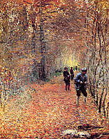 The Shoot, 1876, monet