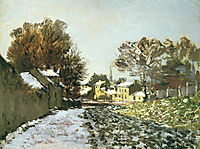 Snow at Argenteuil, 1874, monet