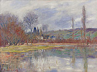The Spring at Vetheuil, 1881, monet