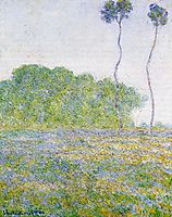 Springtime. Meadow at Giverny, 1894, monet