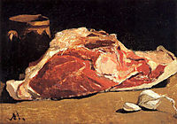 Still Life with Meat, 1862, monet