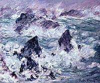 Storm at Belle-Ile, 1886, monet