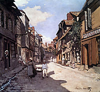 Street of the Bavolle Honfleur, 1864, monet