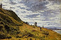 Taking a Walk on the Cliffs of Sainte-Adresse, 1867, monet