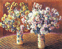 Two Vases with Chrysanthems, 1888, monet