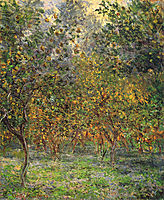 Under the Lemon Trees, 1884, monet