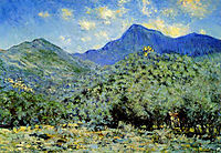 Valley Bouna near Bordighera, 1884, monet
