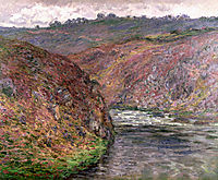 Valley of the Creuse (Grey Day) , 1889, monet