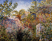The Valley of Sasso, Bordighera, 1884, monet