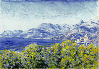 View of Ventimiglia, 1884, monet