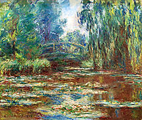 Water Lily Pond and Bridge, 1905, monet
