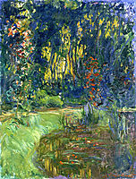 Water Lily Pond at Giverny, 1919, monet