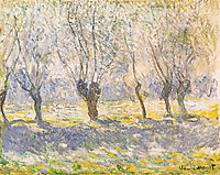 Willows, Giverny, 1886, monet