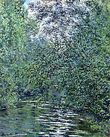 The Willows on the River, 1876, monet