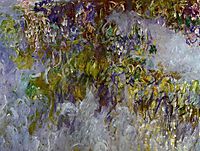 Wisteria (left half), 1919, monet