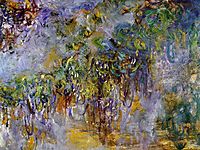 Wisteria (right half), 1920, monet