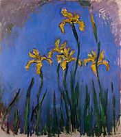 Yellow Irises, 1917, monet