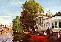 Zaan at Zaandam, 1871, monet