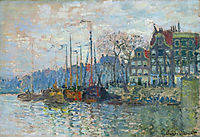 Zaandam, The Dike, 1874, monet