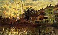 Zaandam, The Dike, Evening, 1871, monet