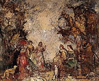 The Meeting of the Elegant Ladies, c.1876, monticelli