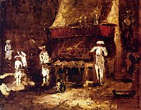 Roasting Two Pheasants, monticelli
