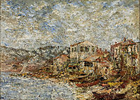 Seascape Near Marseille (Fantastic Village), c.1882, monticelli