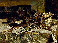 Still Life with Sardines and Sea-Urchins, 1882, monticelli