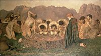 Elijah-s Sacrifice, 1863, moore