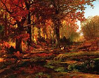 Cresheim Glen, Wissahickon, Autumn, 1864, moran