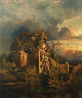 Haunted House, 1858, moran