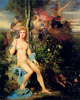 Apollo and the Nine Muses, 1856, moreau