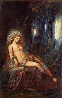 Goddess on the Rocks, c.1890, moreau