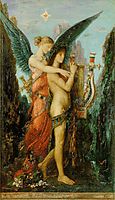 Hesiod and the Muse, 1891, moreau