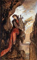 Sappho on the Cliff, c.1872, moreau