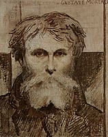 Self-portrait, 1872, moreau
