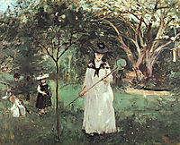 The Butterfly Chase, 1874, morisot
