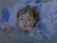Child in Bed, 1884, morisot