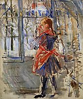 Child with a Red Apron, 1886, morisot