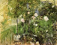 A Corner of the Rose Garden, 1885, morisot