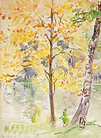 Fall Colors in the Bois de Boulogne, 1888, morisot