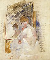 Getting out of Bed, 1886, morisot