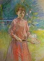 Girl with Shuttlecock (also known as Jeanne Bonnet), 1888, morisot