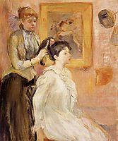 The Hairdresser, 1894, morisot