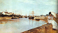 The Harbor at Lorient, 1869, morisot