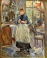 In the Dining Room, c.1875, morisot
